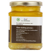 Premium Desi Cow Bilona A2 Cultured Ghee By Hetha | Good Source Of Energy & Nutrients Healthy Desi Ghee Perfect For Overall Health | (250ml) 8.4 Ounce | Jar Pack